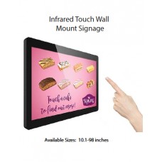 Infrared Touch Wall Mount Signage