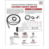 ELECTRONIC CONCRETE VIBRATOR