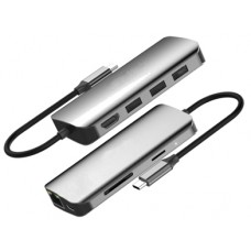 8 in 1 USB Type C Multi Function Docking Station