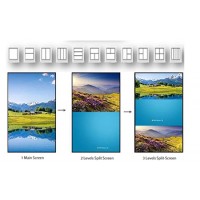WALL MOUNT DIGITAL SIGNAGE SPLIT-SCREEN MODES WALL MOUNT DIGITAL SIGNAGE SPLIT-SCREEN MODES
